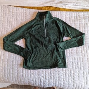 Outdoor Voices Quarter Zip Pullover Size Small Green